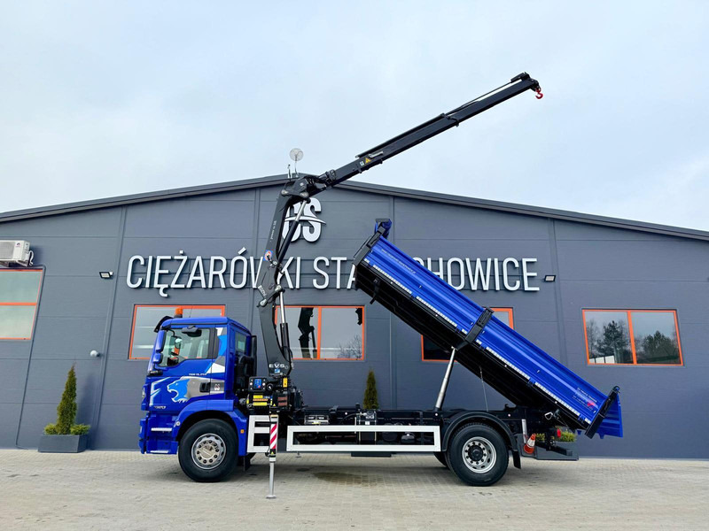 MAN TGM 18.250 wywrotka 3 - stronna + żuraw HDS HMF - Tipper, Crane truck: picture 2 MAN TGM 18.250 wywrotka 3 - stronna + żuraw HDS HMF - Tipper, Crane truck: picture 2