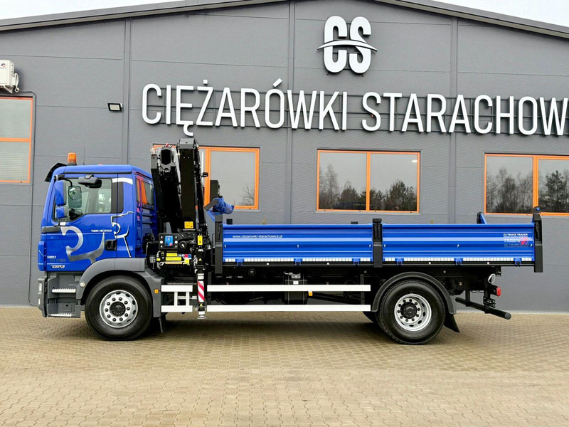 MAN TGM TGL TGS 18.250 // wywrotka 3-S + HDS HMF 1420 - K2 // bu - Tipper, Crane truck: picture 4 MAN TGM TGL TGS 18.250 // wywrotka 3-S + HDS HMF 1420 - K2 // bu - Tipper, Crane truck: picture 4