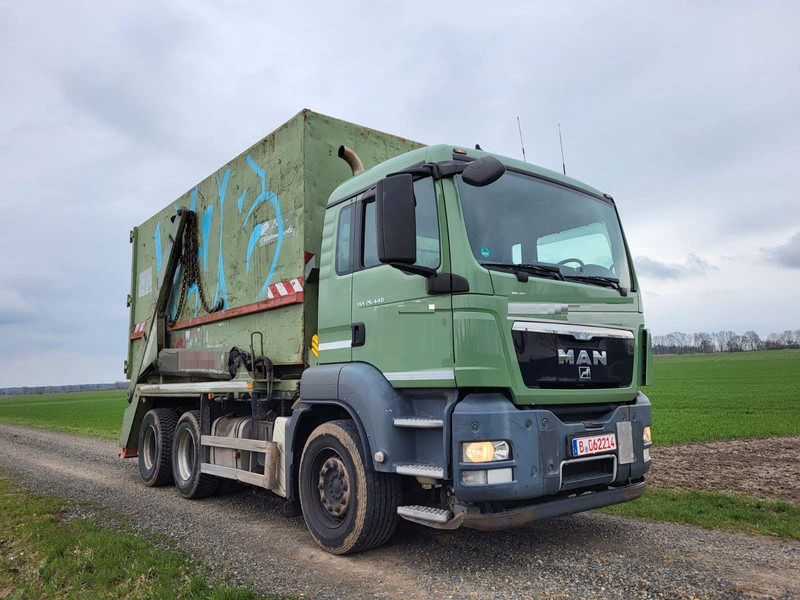 MAN TGS 26.440 6 X4 Gergen TAK 25 TD - Skip loader truck: picture 1 MAN TGS 26.440 6 X4 Gergen TAK 25 TD - Skip loader truck: picture 1