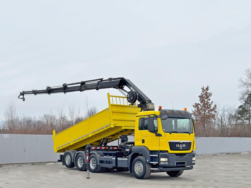 MAN TGS 35.400 * HIAB 244 EP - 5 HIPRO + FUNK * 8x4 - Dropside/ Flatbed truck, Crane truck: picture 2 MAN TGS 35.400 * HIAB 244 EP - 5 HIPRO + FUNK * 8x4 - Dropside/ Flatbed truck, Crane truck: picture 2