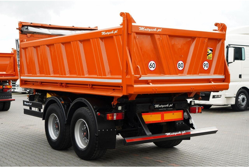 Tipper trailer Meiller WYWROTKA 3 STRONNA / PRZYCZEPA TANDEM / OŚ PODNOSZONA / SAF: picture 7