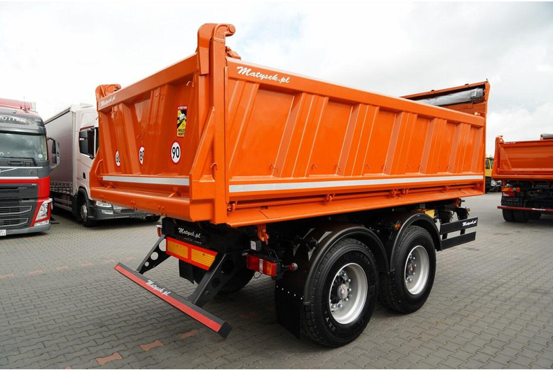 Tipper trailer Meiller WYWROTKA 3 STRONNA / PRZYCZEPA TANDEM / OŚ PODNOSZONA / SAF: picture 8