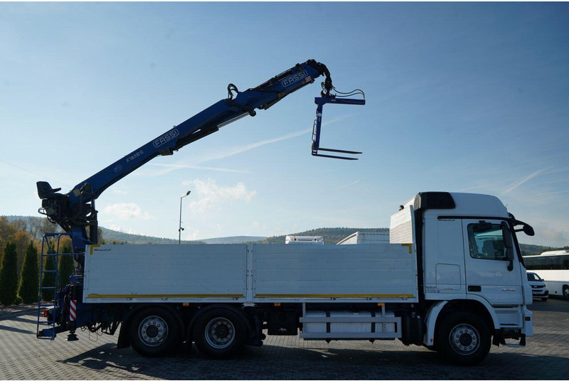 Mercedes-Benz ACTROS 2548 / 6x2 / BURTOWA - 6,5 M / OŚ PODNOSZONA / HDS FASSI - Dropside/ Flatbed truck, Crane truck: picture 5 Mercedes-Benz ACTROS 2548 / 6x2 / BURTOWA - 6,5 M / OŚ PODNOSZONA / HDS FASSI - Dropside/ Flatbed truck, Crane truck: picture 5