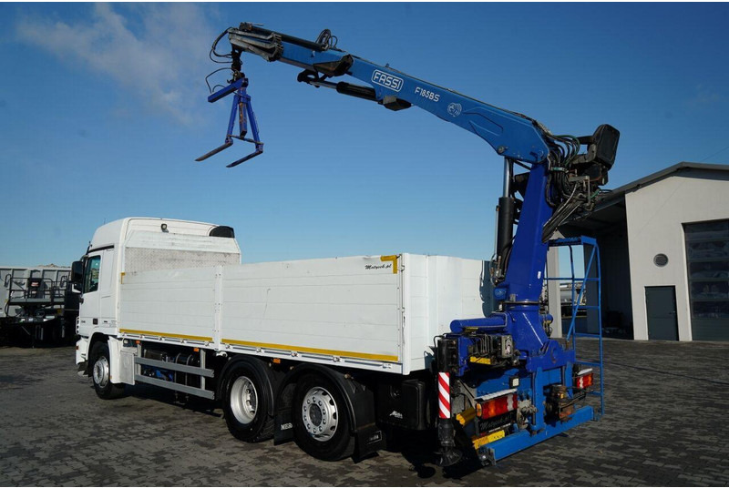 Mercedes-Benz ACTROS 2548 / 6x2 / BURTOWA - 6,5 M / OŚ PODNOSZONA / HDS FASSI - Dropside/ Flatbed truck, Crane truck: picture 3 Mercedes-Benz ACTROS 2548 / 6x2 / BURTOWA - 6,5 M / OŚ PODNOSZONA / HDS FASSI - Dropside/ Flatbed truck, Crane truck: picture 3