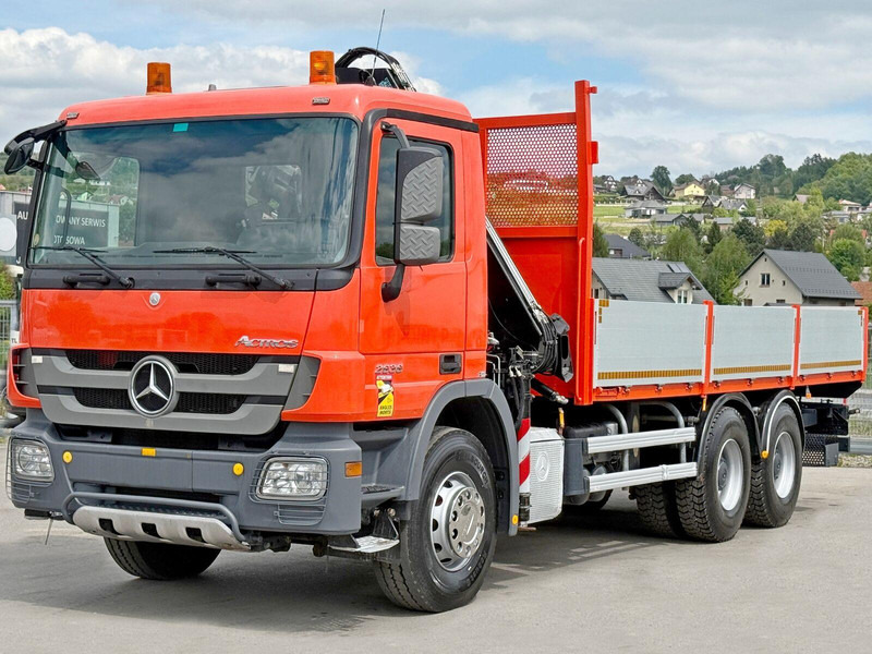 Mercedes-Benz ACTROS 2636 *HIAB 122 BS-2 HIDUO + FUNK/6x4 * TOP - Dropside/ Flatbed truck, Crane truck: picture 3 Mercedes-Benz ACTROS 2636 *HIAB 122 BS-2 HIDUO + FUNK/6x4 * TOP - Dropside/ Flatbed truck, Crane truck: picture 3