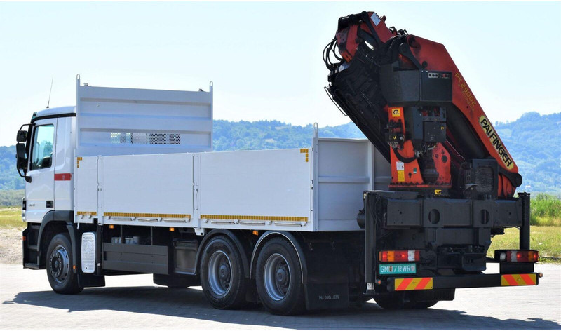 Dropside/ Flatbed truck, Crane truck Mercedes-Benz ACTROS 2641: picture 7