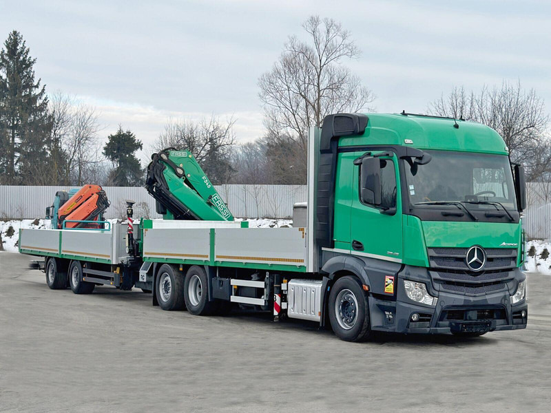 Mercedes-Benz ACTROS 2645 * FASSI F345.24 + FUNK + Anhänger - Dropside/ Flatbed truck, Crane truck: picture 3 Mercedes-Benz ACTROS 2645 * FASSI F345.24 + FUNK + Anhänger - Dropside/ Flatbed truck, Crane truck: picture 3