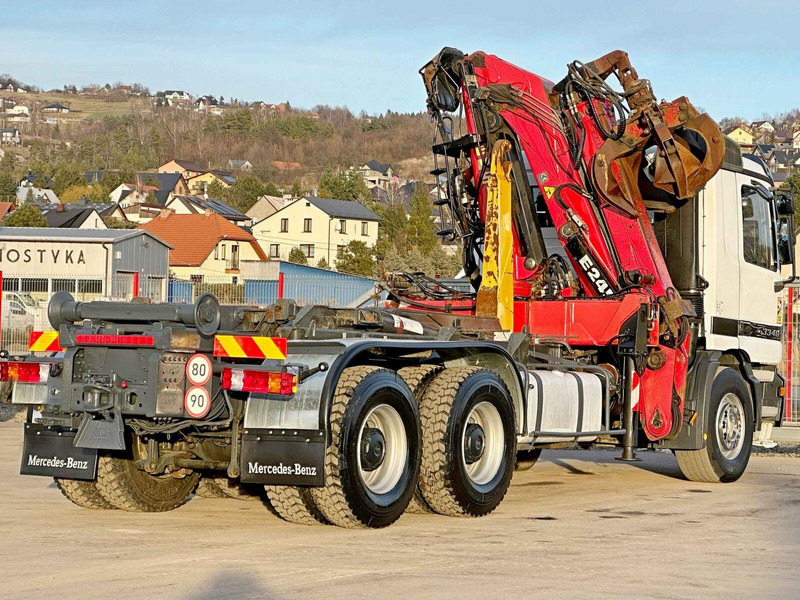 Mercedes-Benz ACTROS 3340 * ABROLLKIPPER * EPSILON E245ZA /6x4 - Hook lift truck, Crane truck: picture 4 Mercedes-Benz ACTROS 3340 * ABROLLKIPPER * EPSILON E245ZA /6x4 - Hook lift truck, Crane truck: picture 4