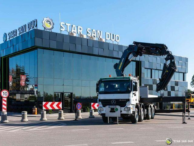 Mercedes-Benz ACTROS 4144 8x4 PALFINGER PK 85002 - Dropside/ Flatbed truck, Crane truck: picture 5 Mercedes-Benz ACTROS 4144 8x4 PALFINGER PK 85002 - Dropside/ Flatbed truck, Crane truck: picture 5