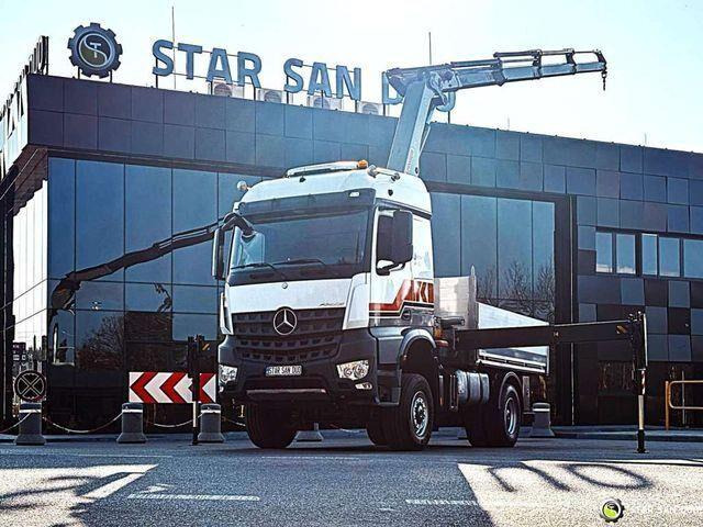 Mercedes-Benz AROCS 1851 PALFINGER PK 20002 Crane Kran - Dropside/ Flatbed truck, Crane truck: picture 1 Mercedes-Benz AROCS 1851 PALFINGER PK 20002 Crane Kran - Dropside/ Flatbed truck, Crane truck: picture 1