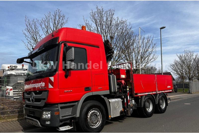 Mercedes-Benz Actros 2651 6x4 Flatbed + Crane Atlas 190.2 - Dropside/ Flatbed truck, Crane truck: picture 3 Mercedes-Benz Actros 2651 6x4 Flatbed + Crane Atlas 190.2 - Dropside/ Flatbed truck, Crane truck: picture 3