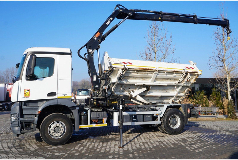 Leasing of Mercedes-Benz Arocs 1833 3-Way Tipper Crane HIAB X-DUO 128 B Mercedes-Benz Arocs 1833 3-Way Tipper Crane HIAB X-DUO 128 B: picture 8