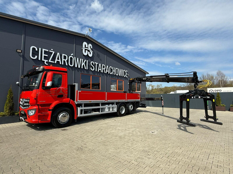 Leasing of Mercedes-Benz Arocs Actros 2532 / E6 / 6x2 / skrzynia + żuraw Palfinger / budo Mercedes-Benz Arocs Actros 2532 / E6 / 6x2 / skrzynia + żuraw Palfinger / budo: picture 11