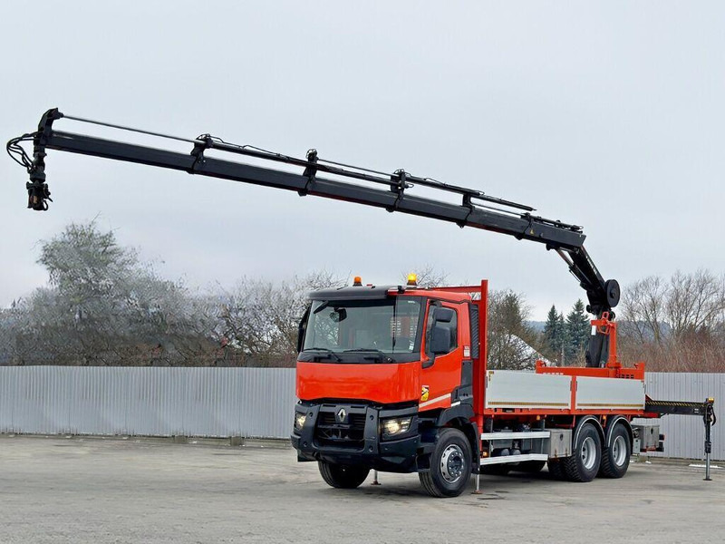 Renault C 430 *HIAB X - HIPRO 188 ES - 5 + FUNK* 6x4 - Dropside/ Flatbed truck, Crane truck: picture 2 Renault C 430 *HIAB X - HIPRO 188 ES - 5 + FUNK* 6x4 - Dropside/ Flatbed truck, Crane truck: picture 2
