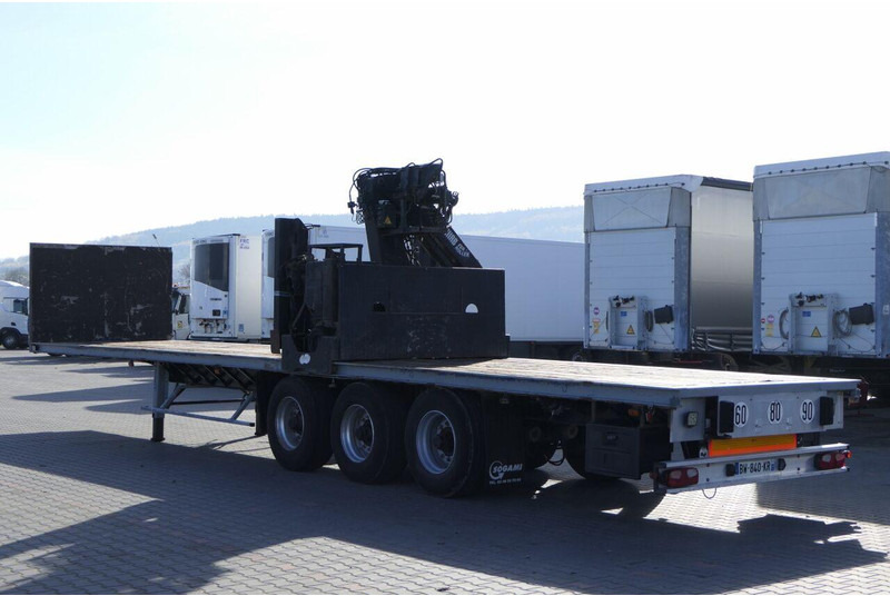 Samro NACZEPA PLATFORMA + HDS HIAB R 150 / DO BUDOWLANKI / PODŁOGA SZY - Dropside/ Flatbed semi-trailer: picture 4 Samro NACZEPA PLATFORMA + HDS HIAB R 150 / DO BUDOWLANKI / PODŁOGA SZY - Dropside/ Flatbed semi-trailer: picture 4