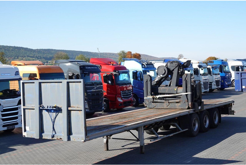 Samro NACZEPA PLATFORMA / + HDS HIAB R 150 F3 - WYSÓW : 8 METRÓW - Dropside/ Flatbed semi-trailer: picture 1 Samro NACZEPA PLATFORMA / + HDS HIAB R 150 F3 - WYSÓW : 8 METRÓW - Dropside/ Flatbed semi-trailer: picture 1