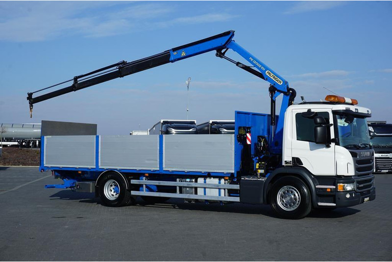 Scania P 250 / ACC / SKRZYNIOWY + HDS + WINDA / PALFINGER PK 12 002 - E - Dropside/ Flatbed truck, Crane truck: picture 4 Scania P 250 / ACC / SKRZYNIOWY + HDS + WINDA / PALFINGER PK 12 002 - E - Dropside/ Flatbed truck, Crane truck: picture 4