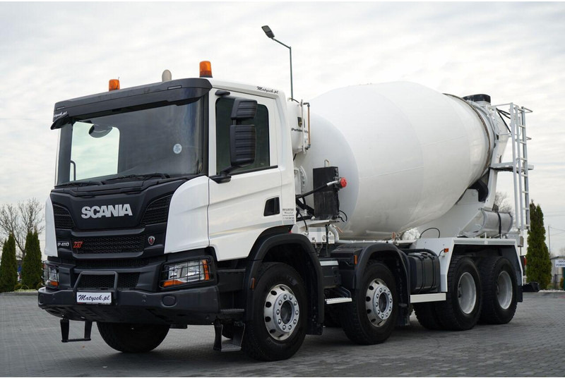 Scania P 410 / 8x4 / BETONOMIESZARKA / GRUSZKA / PUTZMEISTER / 9m3 / AU - Concrete mixer truck: picture 1 Scania P 410 / 8x4 / BETONOMIESZARKA / GRUSZKA / PUTZMEISTER / 9m3 / AU - Concrete mixer truck: picture 1
