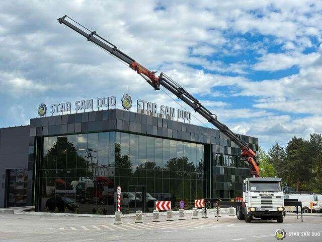 Scania R143 HL 6x2 PALFINGER PK44002 Crane Kran - Dropside/ Flatbed truck, Crane truck: picture 1 Scania R143 HL 6x2 PALFINGER PK44002 Crane Kran - Dropside/ Flatbed truck, Crane truck: picture 1