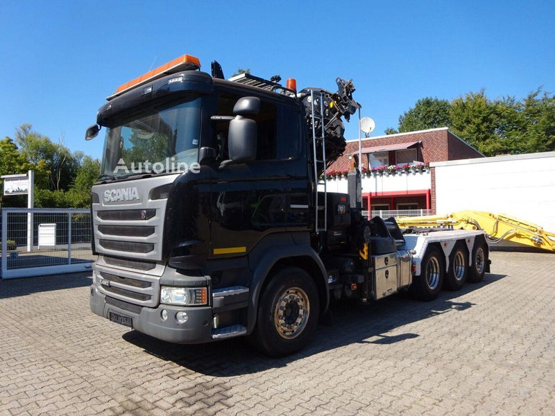 Scania R490 - Hook lift truck + crane 8x4 - Hook lift truck, Crane truck: picture 1 Scania R490 - Hook lift truck + crane 8x4 - Hook lift truck, Crane truck: picture 1