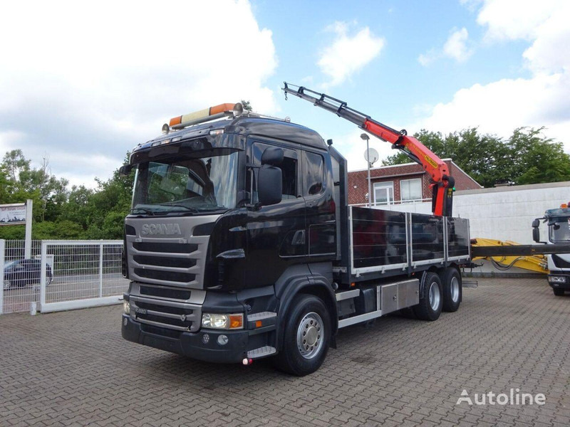 Scania R620 Flatbed + crane PK 22002 EH 6x2 - Dropside/ Flatbed truck, Crane truck: picture 3 Scania R620 Flatbed + crane PK 22002 EH 6x2 - Dropside/ Flatbed truck, Crane truck: picture 3