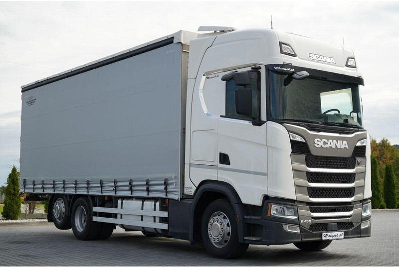 Scania S 450 / SOLÓWKA / 6X2 / OŚ PODNOSZONA / 2019 / - Curtainsider truck: picture 1 Scania S 450 / SOLÓWKA / 6X2 / OŚ PODNOSZONA / 2019 / - Curtainsider truck: picture 1