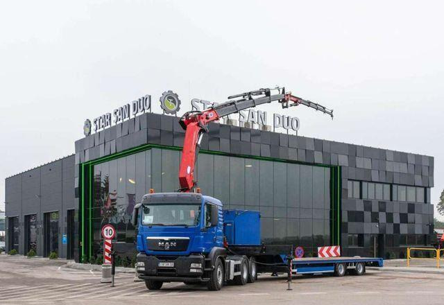 MAN TGS 26.400 6x4 HMF 3722 Fly Crane Semitrailer - Tractor unit: picture 3 MAN TGS 26.400 6x4 HMF 3722 Fly Crane Semitrailer - Tractor unit: picture 3