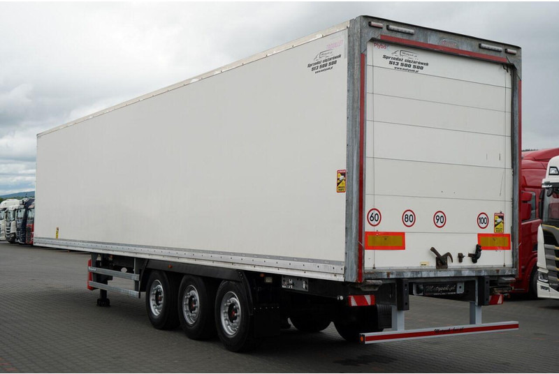 Trouillet KONTENER / KOFFER / DWIE OSIE PODNOSZONE / SAF / BARDZO MOCNA - Closed box semi-trailer: picture 4 Trouillet KONTENER / KOFFER / DWIE OSIE PODNOSZONE / SAF / BARDZO MOCNA - Closed box semi-trailer: picture 4