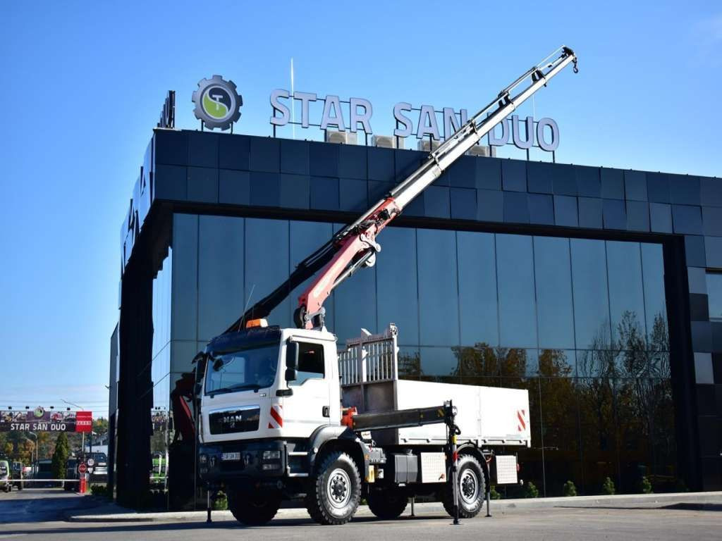 MAN TGM 18.340 4x4 PALFINGER PK 18002 CRANE WINCH MAN TGM 18.340 4x4 PALFINGER PK 18002 CRANE WINCH - Crane truck, Dropside/ Flatbed truck: picture 1 MAN TGM 18.340 4x4 PALFINGER PK 18002 CRANE WINCH MAN TGM 18.340 4x4 PALFINGER PK 18002 CRANE WINCH - Crane truck, Dropside/ Flatbed truck: picture 1