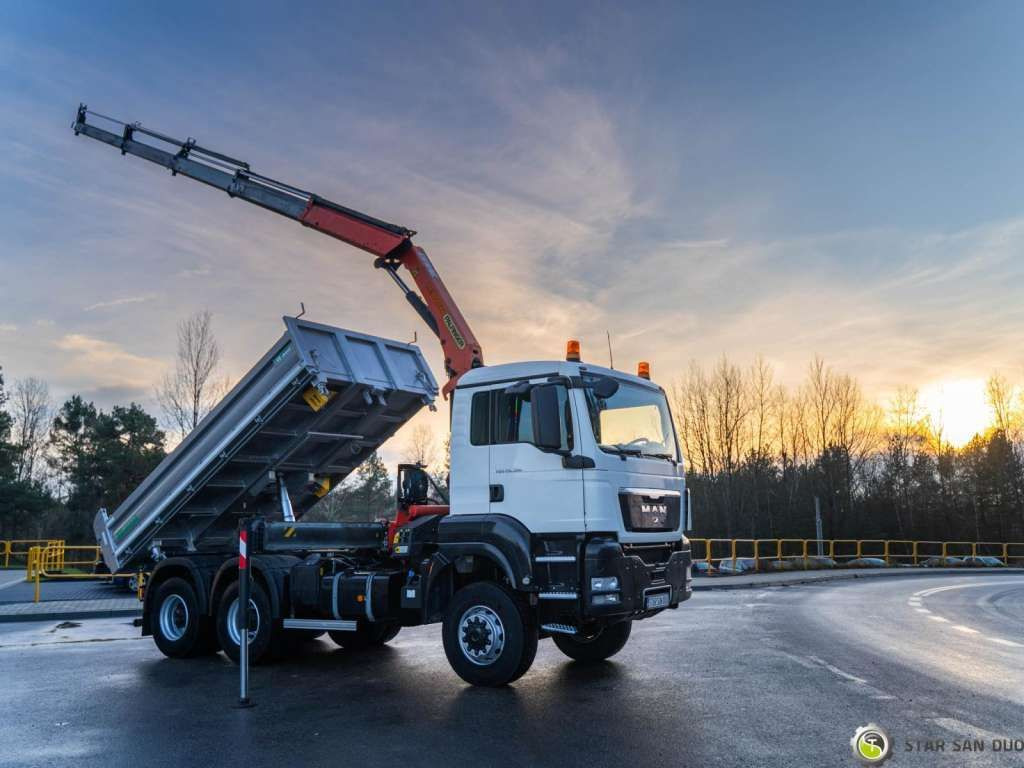 MAN TGS 26.360 6x6 PALFINGER PK 18001 EH Crane Kipe - Tipper: picture 5 MAN TGS 26.360 6x6 PALFINGER PK 18001 EH Crane Kipe - Tipper: picture 5