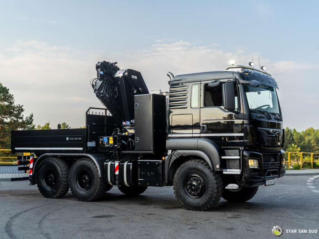 Leasing of  MAN  TGS 26.420 6x6 HMF 3000 K6 Fly Jib Crane Basket MAN  TGS 26.420 6x6 HMF 3000 K6 Fly Jib Crane Basket: picture 8