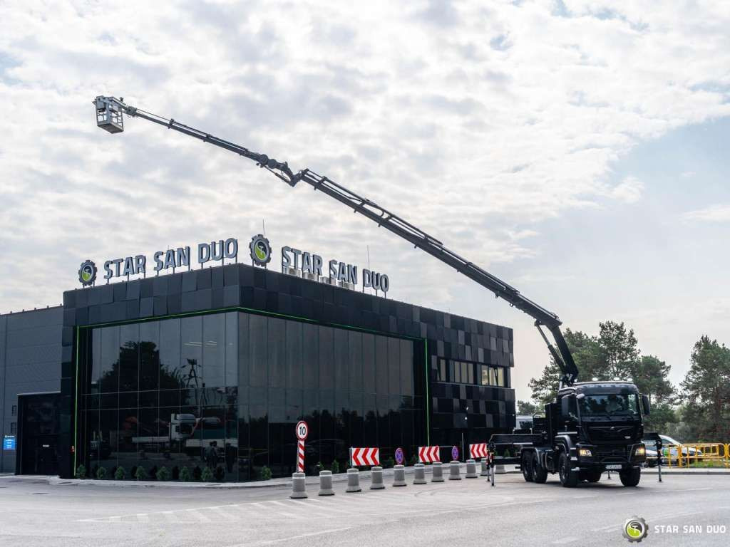 Leasing of  MAN  TGS 26.420 6x6 HMF 3000 K6 Fly Jib Crane Basket MAN  TGS 26.420 6x6 HMF 3000 K6 Fly Jib Crane Basket: picture 6