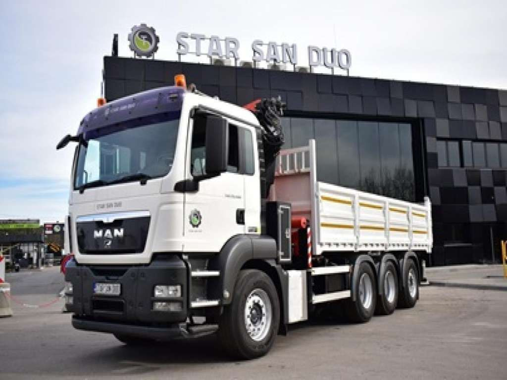 MAN TGS 35.400 8X4 PALFINGER PK 33002 CRANE KIPPER - Tipper: picture 4 MAN TGS 35.400 8X4 PALFINGER PK 33002 CRANE KIPPER - Tipper: picture 4