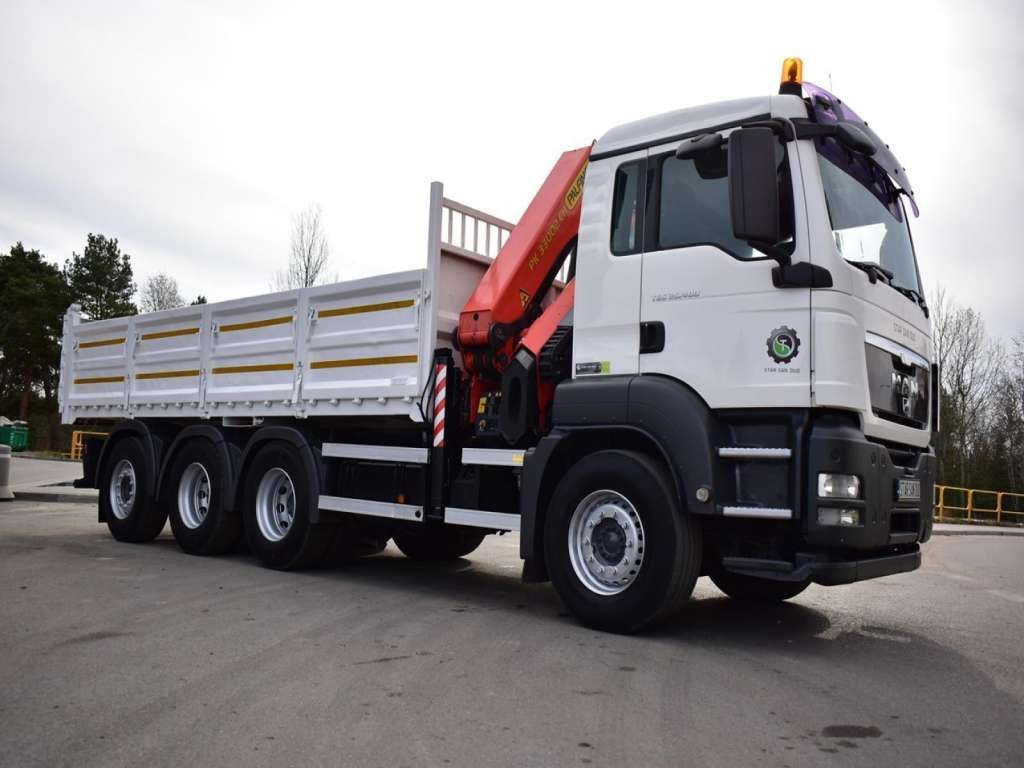 MAN TGS 35.400 8X4 PALFINGER PK 33002 CRANE KIPPER - Tipper: picture 3 MAN TGS 35.400 8X4 PALFINGER PK 33002 CRANE KIPPER - Tipper: picture 3