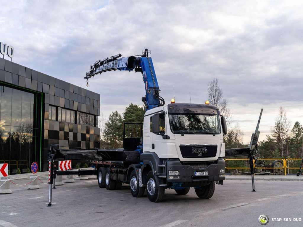 MAN TGS 41.480 8x8 PM 85SP HDS Crane - Crane truck: picture 3 MAN TGS 41.480 8x8 PM 85SP HDS Crane - Crane truck: picture 3