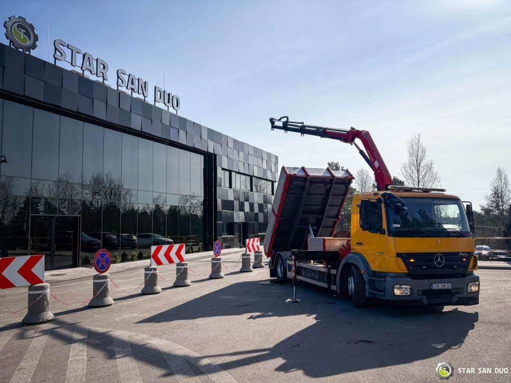 Mercedes-Benz AXOR 1824 4x2 HMF 975 HDS Crane Rotator Kipper - Crane truck: picture 5 Mercedes-Benz AXOR 1824 4x2 HMF 975 HDS Crane Rotator Kipper - Crane truck: picture 5