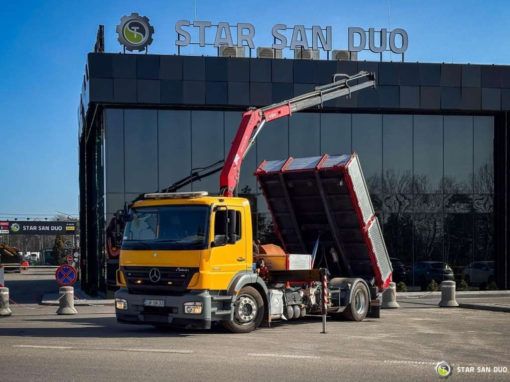 Mercedes-Benz AXOR 1824 4x2 HMF 975 HDS Crane Rotator Kipper - Crane truck: picture 1 Mercedes-Benz AXOR 1824 4x2 HMF 975 HDS Crane Rotator Kipper - Crane truck: picture 1