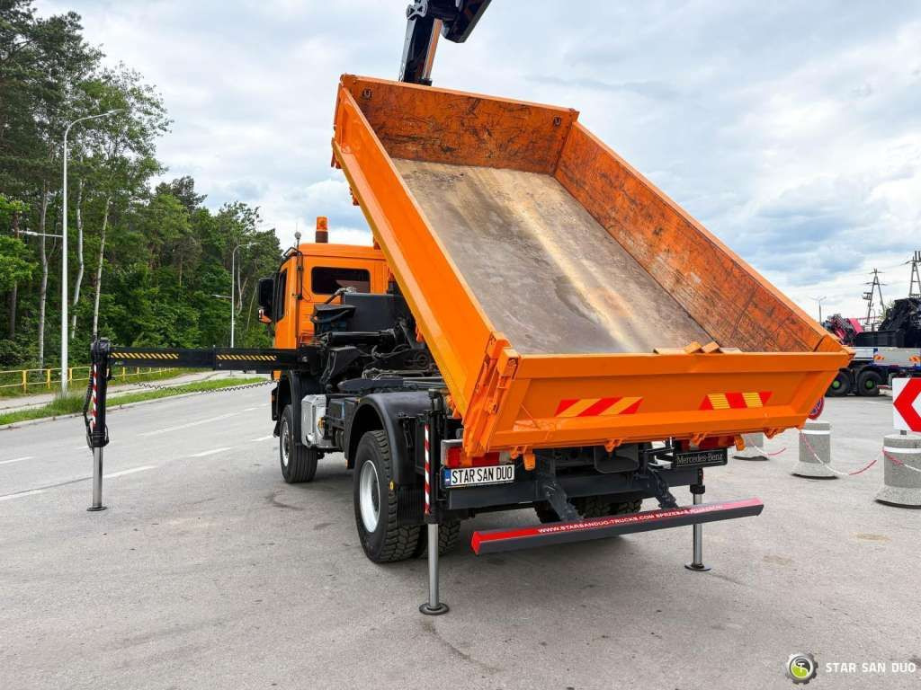 Crane truck Mercedes-Benz Actros 1841 AK 4x4 Hiab 288E-7 Crane Kipper: picture 7 Crane truck Mercedes-Benz Actros 1841 AK 4x4 Hiab 288E-7 Crane Kipper: picture 7