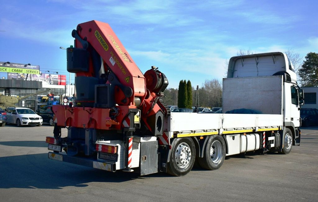 Crane truck, Dropside/ Flatbed truck Mercedes-Benz Actros 2546 6x2 Palfinger PK 53002 Crane Kran: picture 9