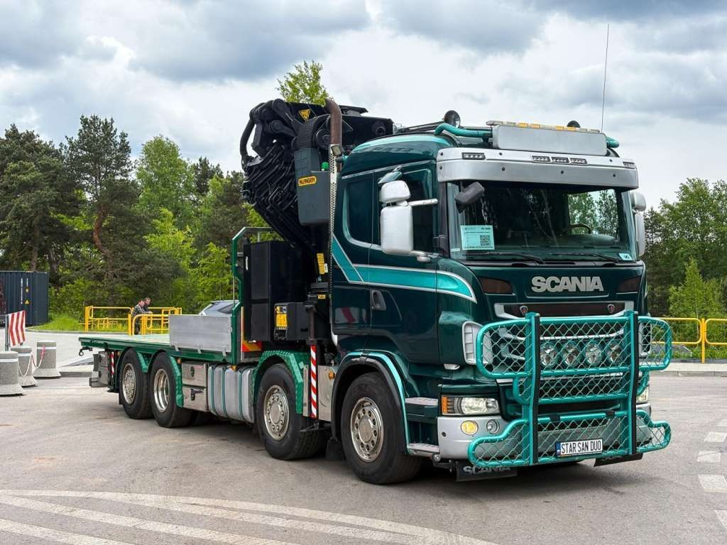 Scania R480 8x2 PALFINGER PK 92002 SH FLY JIB CRANE - Crane truck: picture 2 Scania R480 8x2 PALFINGER PK 92002 SH FLY JIB CRANE - Crane truck: picture 2