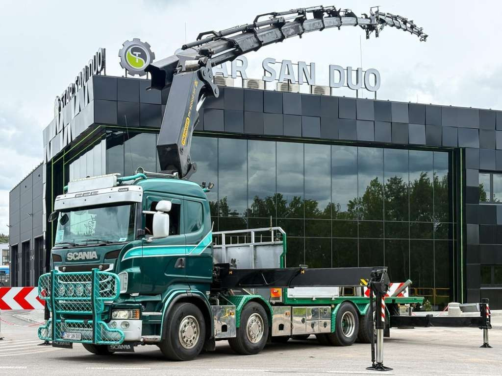 Scania R480 8x2 PALFINGER PK 92002 SH FLY JIB CRANE - Crane truck: picture 1 Scania R480 8x2 PALFINGER PK 92002 SH FLY JIB CRANE - Crane truck: picture 1