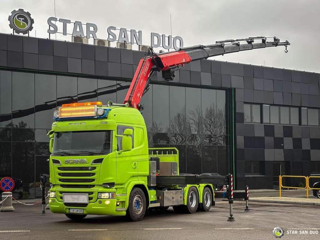 Scania R520 6x2 Fassi F485 Crane Kran Winch Euro 6 Scania R520 6x2 Fassi F485 Crane Kran Winch Euro 6 - Crane truck, Tractor unit: picture 1 Scania R520 6x2 Fassi F485 Crane Kran Winch Euro 6 Scania R520 6x2 Fassi F485 Crane Kran Winch Euro 6 - Crane truck, Tractor unit: picture 1