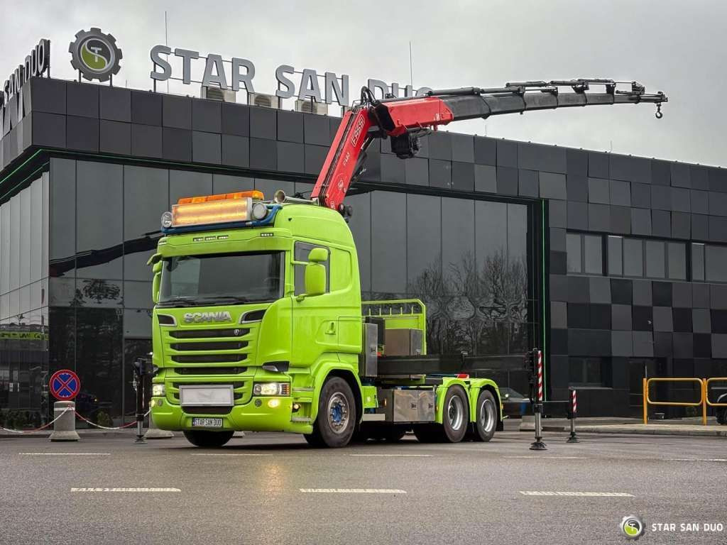 Scania R520 6x2 Fassi F485 Crane Kran Winch Euro 6 Scania R520 6x2 Fassi F485 Crane Kran Winch Euro 6 - Tractor unit: picture 5 Scania R520 6x2 Fassi F485 Crane Kran Winch Euro 6 Scania R520 6x2 Fassi F485 Crane Kran Winch Euro 6 - Tractor unit: picture 5