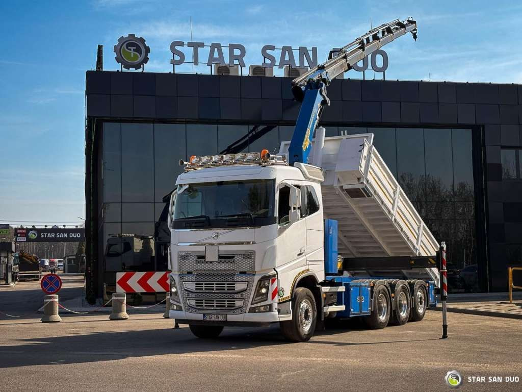Volvo FH 16.550 8x4 Palfinger PK 34002-SH Crane Kippe - Tipper: picture 1 Volvo FH 16.550 8x4 Palfinger PK 34002-SH Crane Kippe - Tipper: picture 1