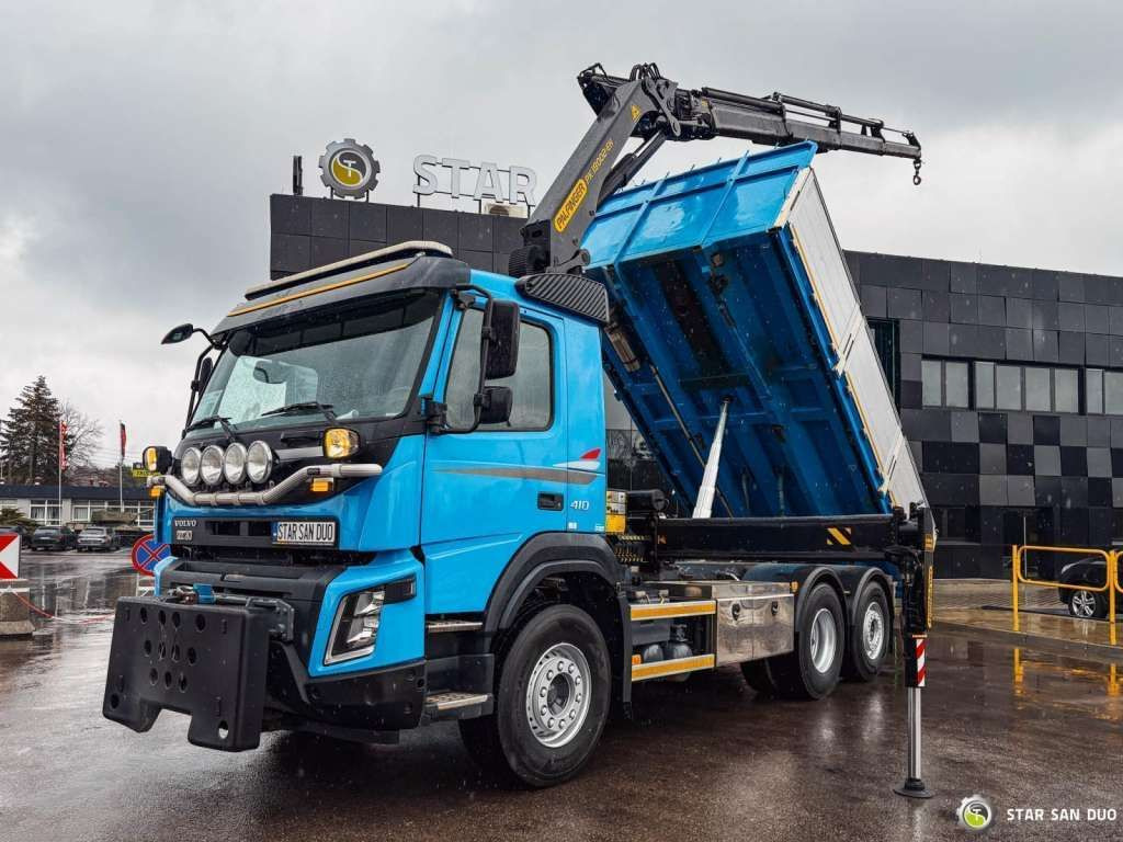Volvo FMX 410 6x2 PALFINGER PK 18002 659 Working Hour - Tipper: picture 1 Volvo FMX 410 6x2 PALFINGER PK 18002 659 Working Hour - Tipper: picture 1