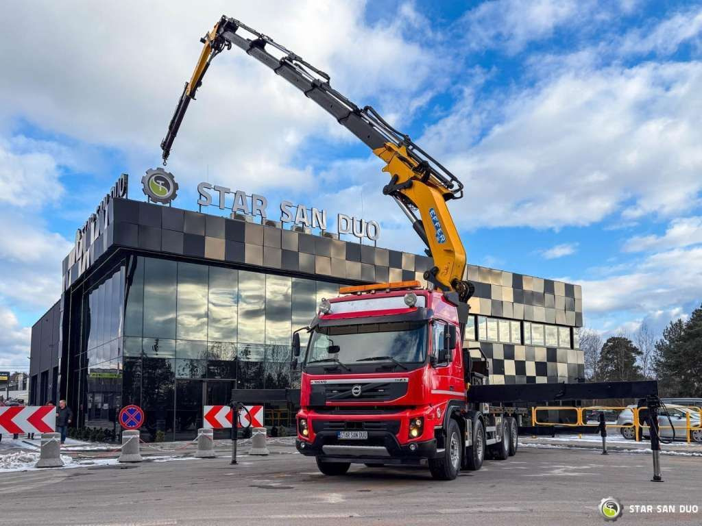 Volvo FMX 500 8x2 Effer 585 Fly Jib Winch Crane Kran Volvo FMX 500 8x2 Effer 585 Fly Jib Winch Crane Kran - Crane truck, Dropside/ Flatbed truck: picture 1 Volvo FMX 500 8x2 Effer 585 Fly Jib Winch Crane Kran Volvo FMX 500 8x2 Effer 585 Fly Jib Winch Crane Kran - Crane truck, Dropside/ Flatbed truck: picture 1