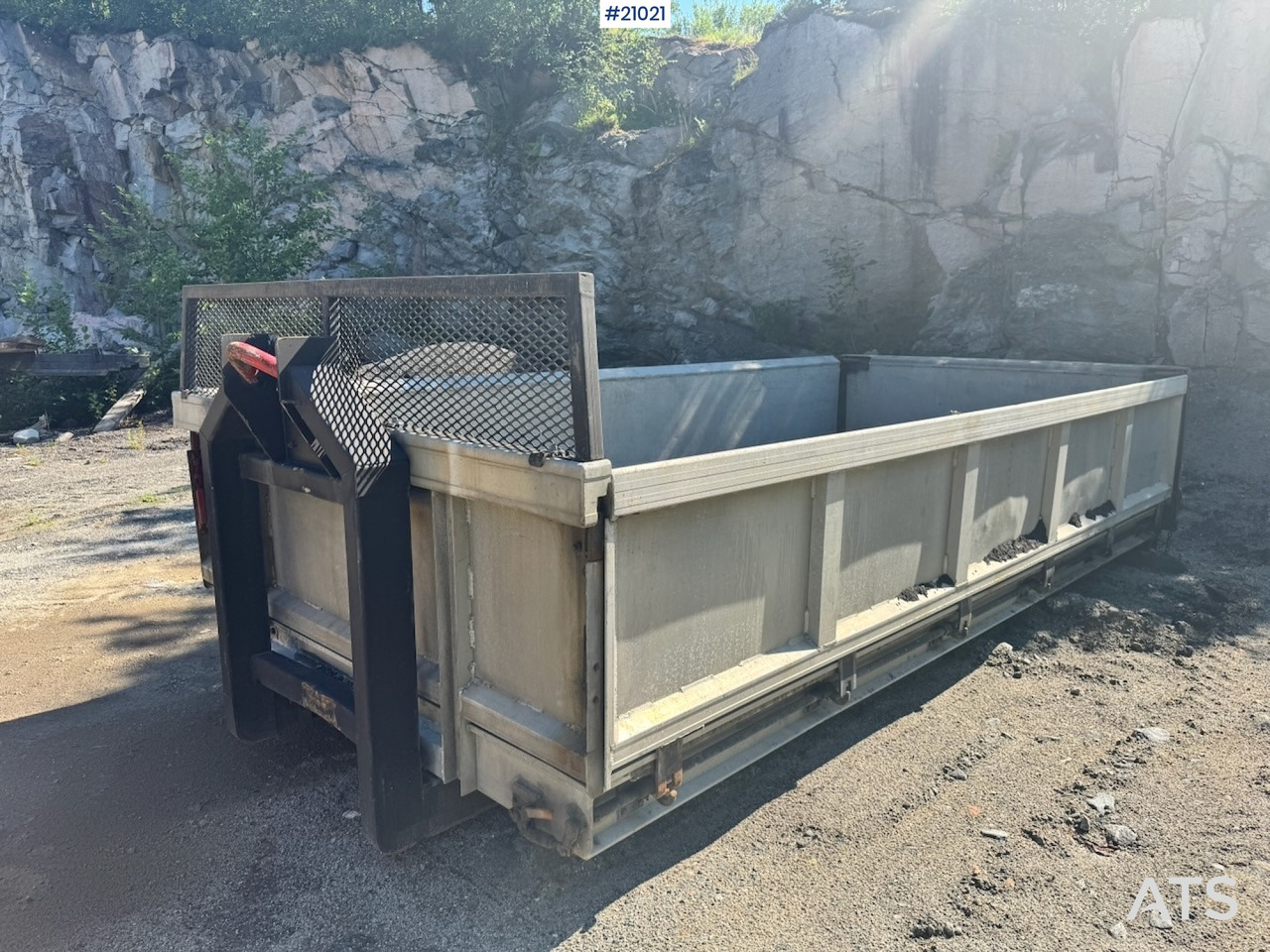 Aluminiumskasse Krokramme - Roll-off container: picture 1 Aluminiumskasse Krokramme - Roll-off container: picture 1