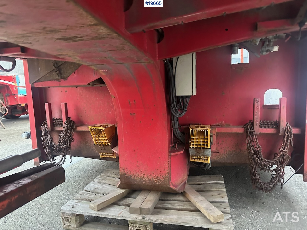 Dropside/ Flatbed semi-trailer Broshuis 3 AUD-44 brønnhenger.: picture 33 Dropside/ Flatbed semi-trailer Broshuis 3 AUD-44 brønnhenger.: picture 33