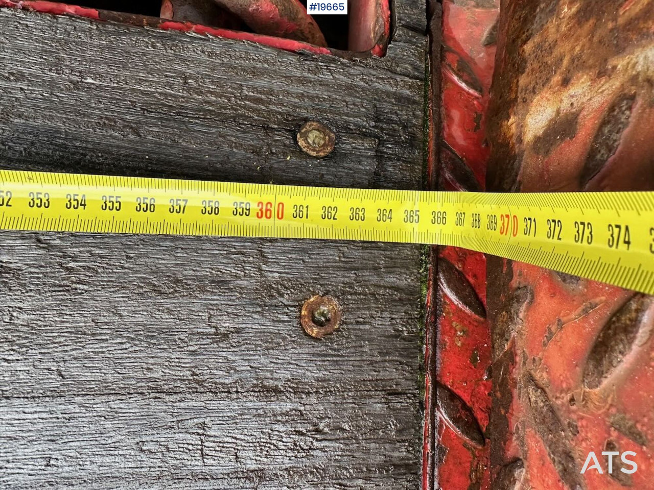 Dropside/ Flatbed semi-trailer Broshuis 3 AUD-44 brønnhenger.: picture 8 Dropside/ Flatbed semi-trailer Broshuis 3 AUD-44 brønnhenger.: picture 8