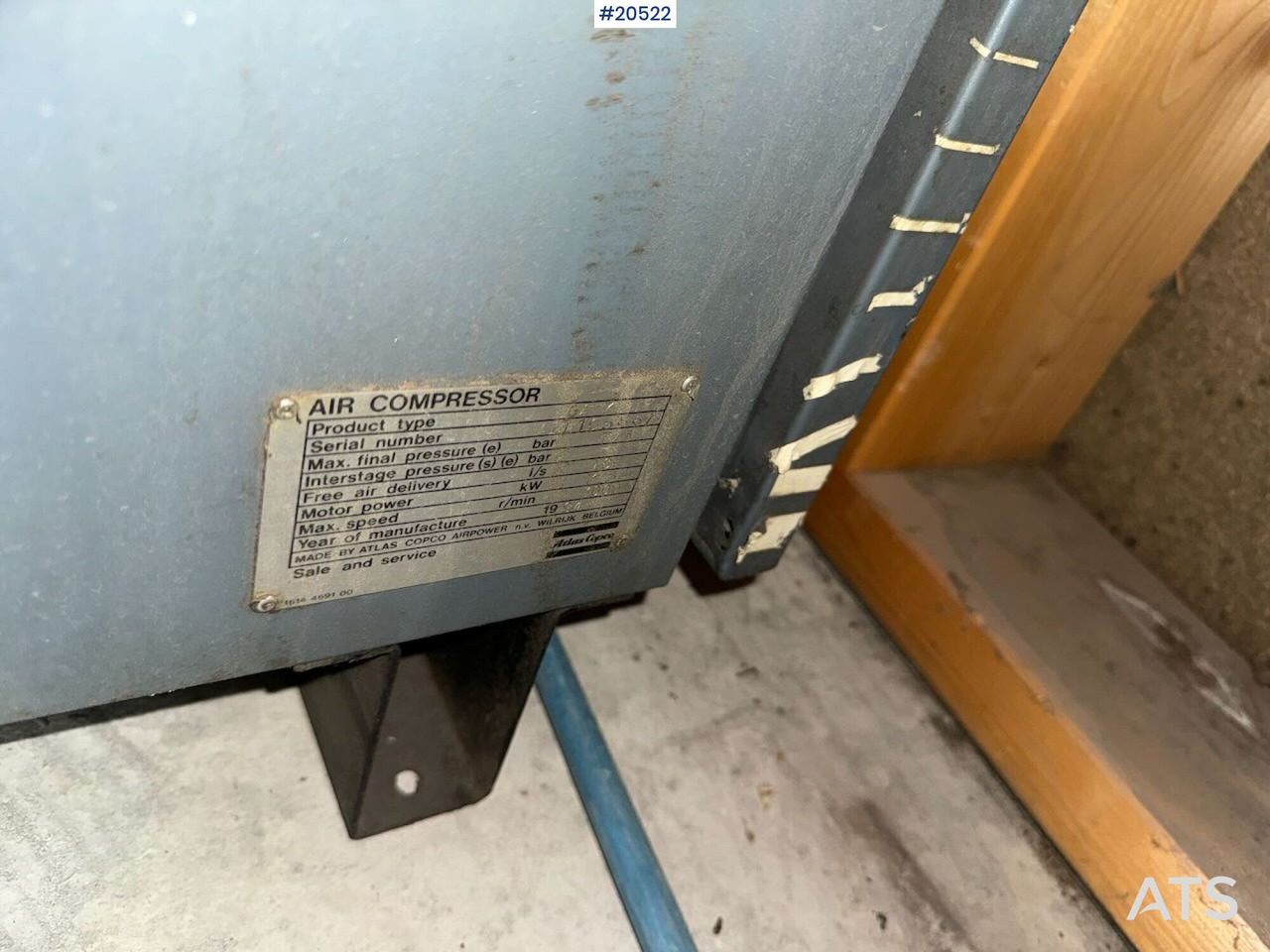 Atlas Copco GA7 - Construction machinery: picture 4 Atlas Copco GA7 - Construction machinery: picture 4
